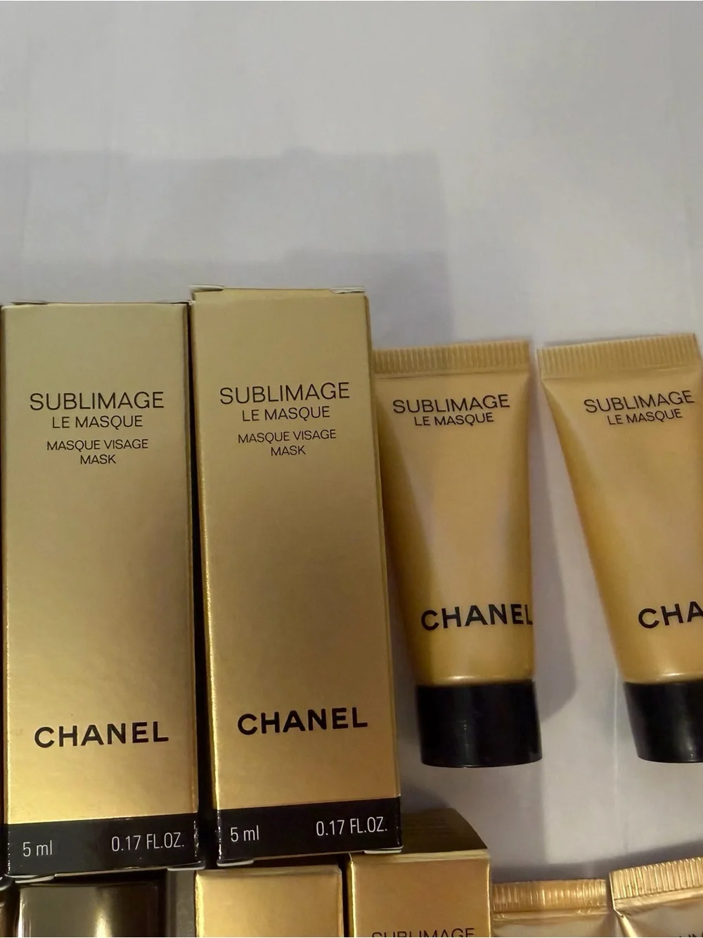 Chanel Sublimage Deluxe Sample Bundle Le Sérum Eye Cream Mask 6 Pc NIB
